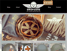 Tablet Screenshot of dropzonehelmets.com